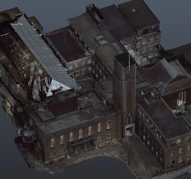 Orthographic point cloud view