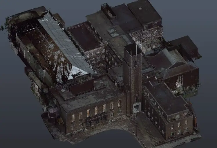 Orthographic point cloud view