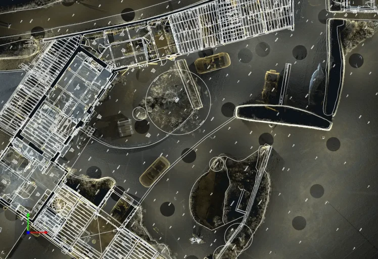 Pointcloud measured survey