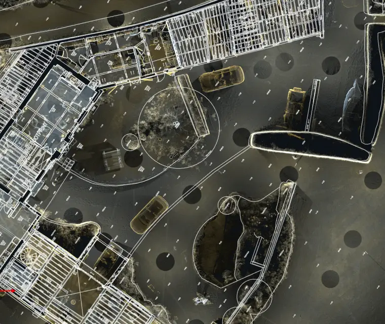 Pointcloud measured survey